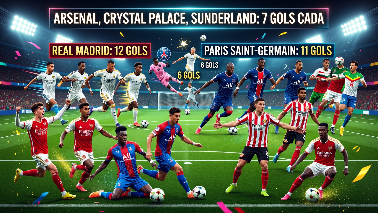 Arsenal, Crystal Palace e Sunderland lideram a Premier League no ranking de artilheiros da Copa do Mundo 2026