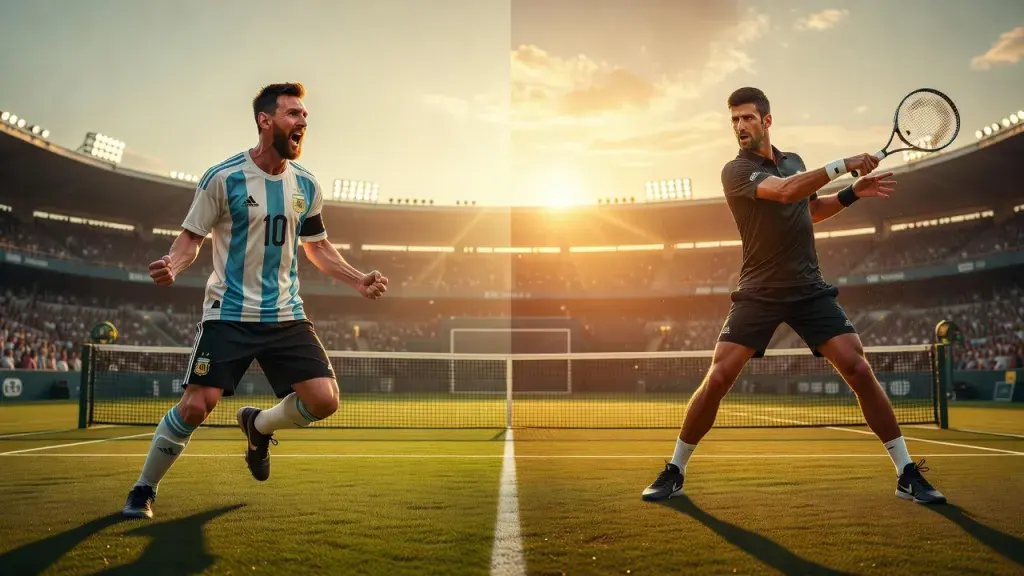 Messi e Djokovic provam, cada um a seu modo, que a idade é apenas um número