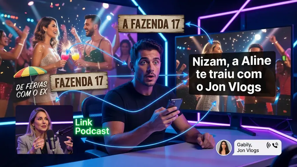 Nizam relembra affair de Aline Mineiro e cita Jon Vlogs em live